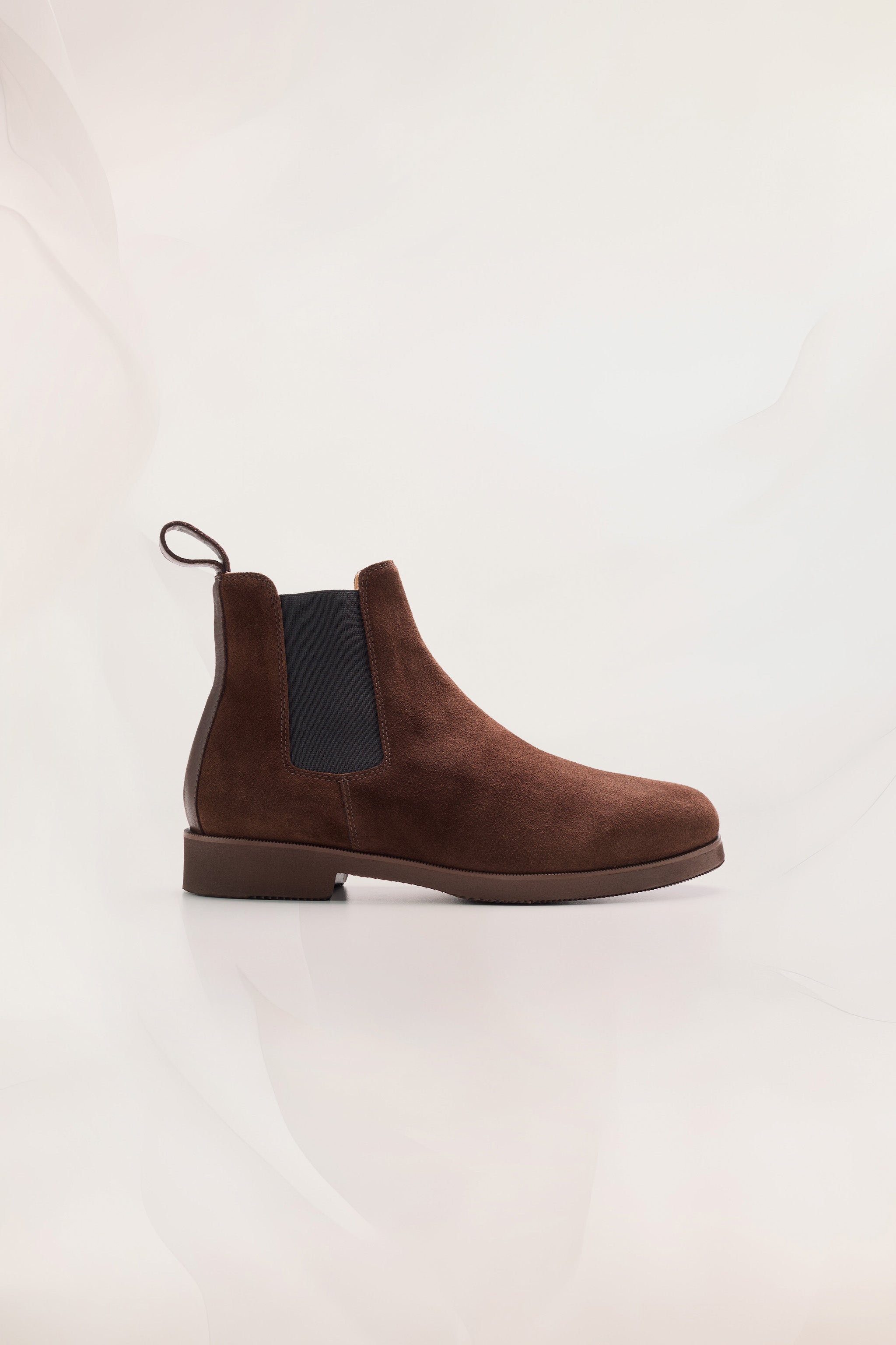 Womens Chelsea Boots in Brown Suede