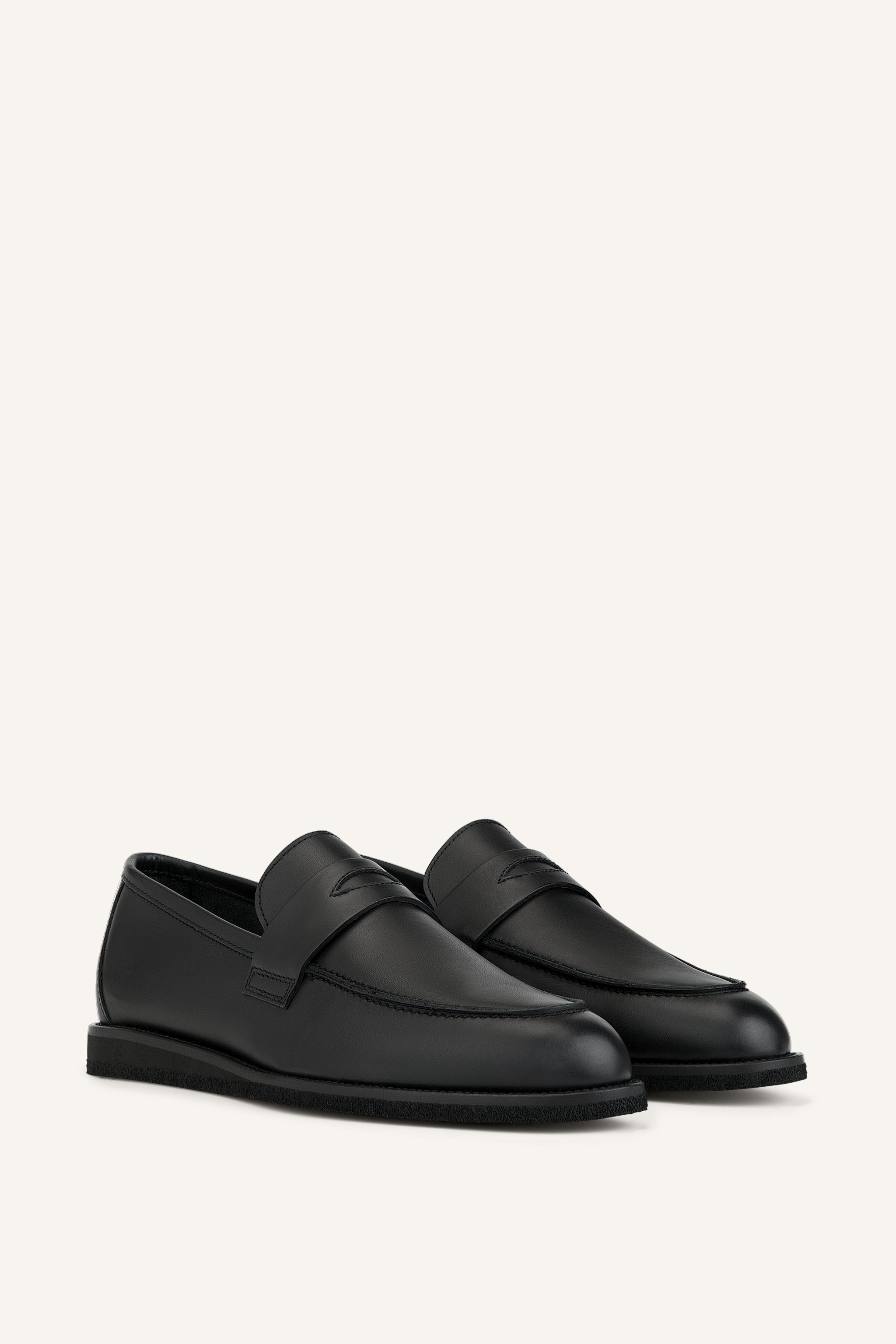 Men's Jude Loafer in Black Calf