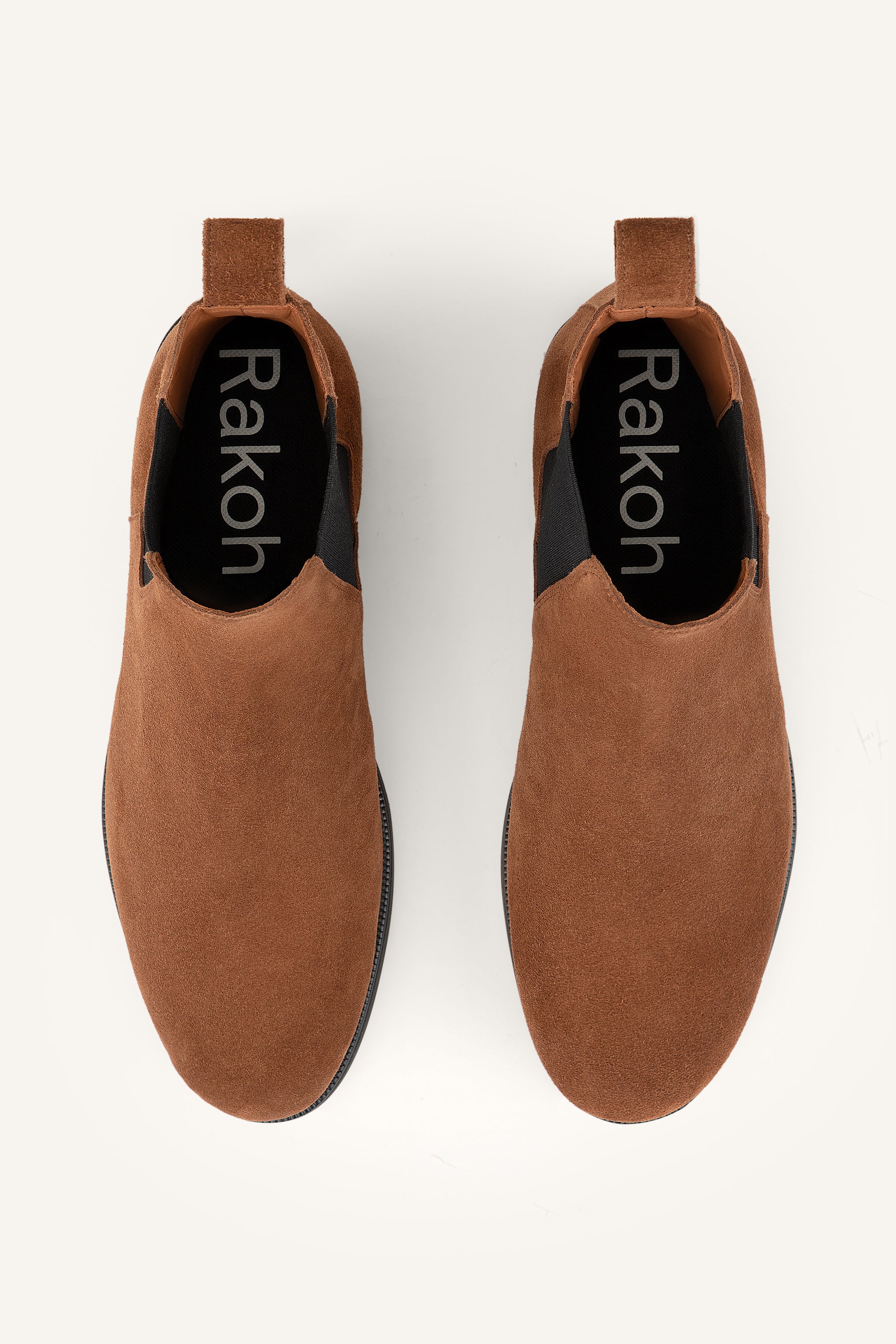 Mens Redford Chelsea Boots in Sienna Suede