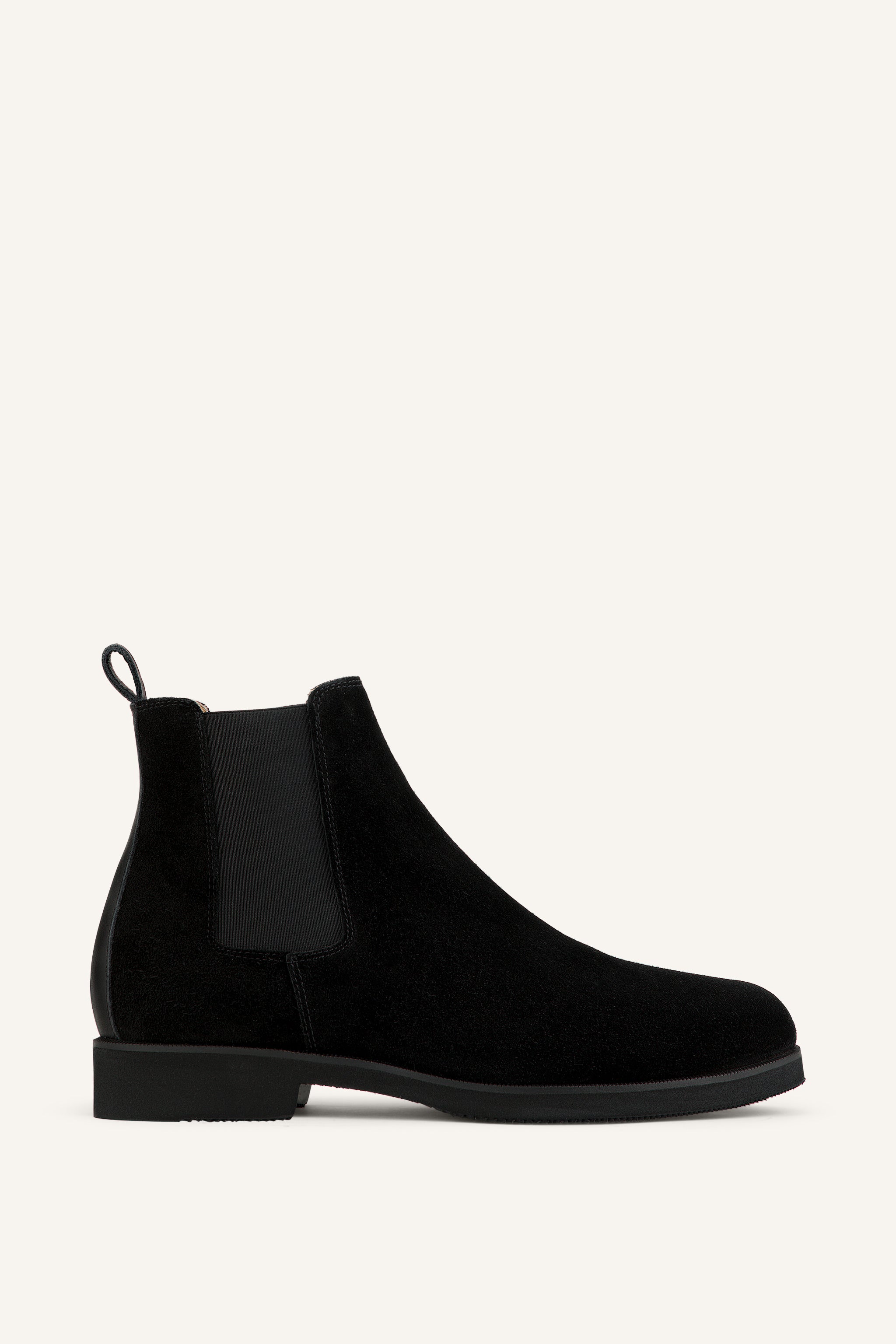 Womens Redford Chelsea Boots in Black Suede