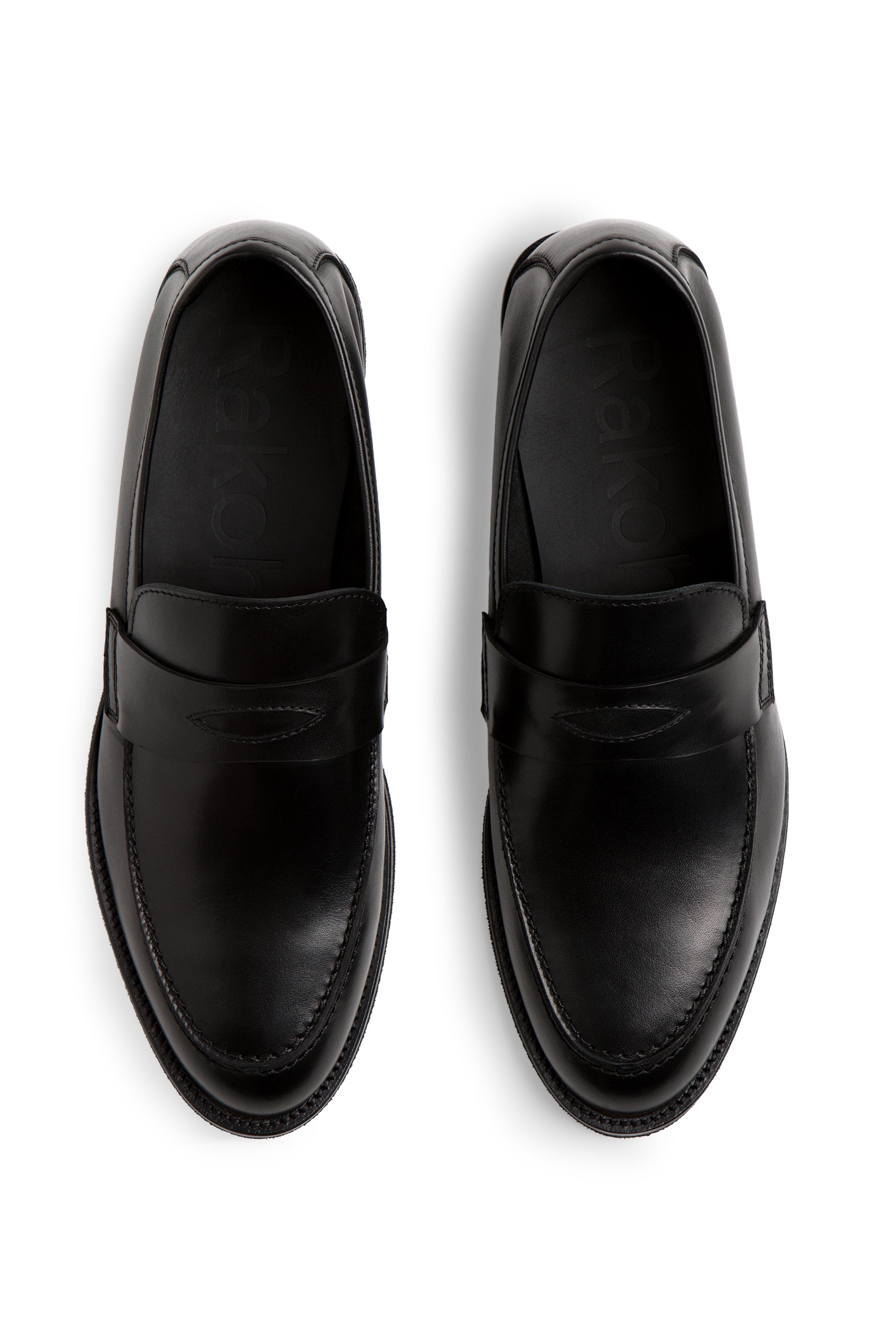 Men's Jude Loafer in Black Leather