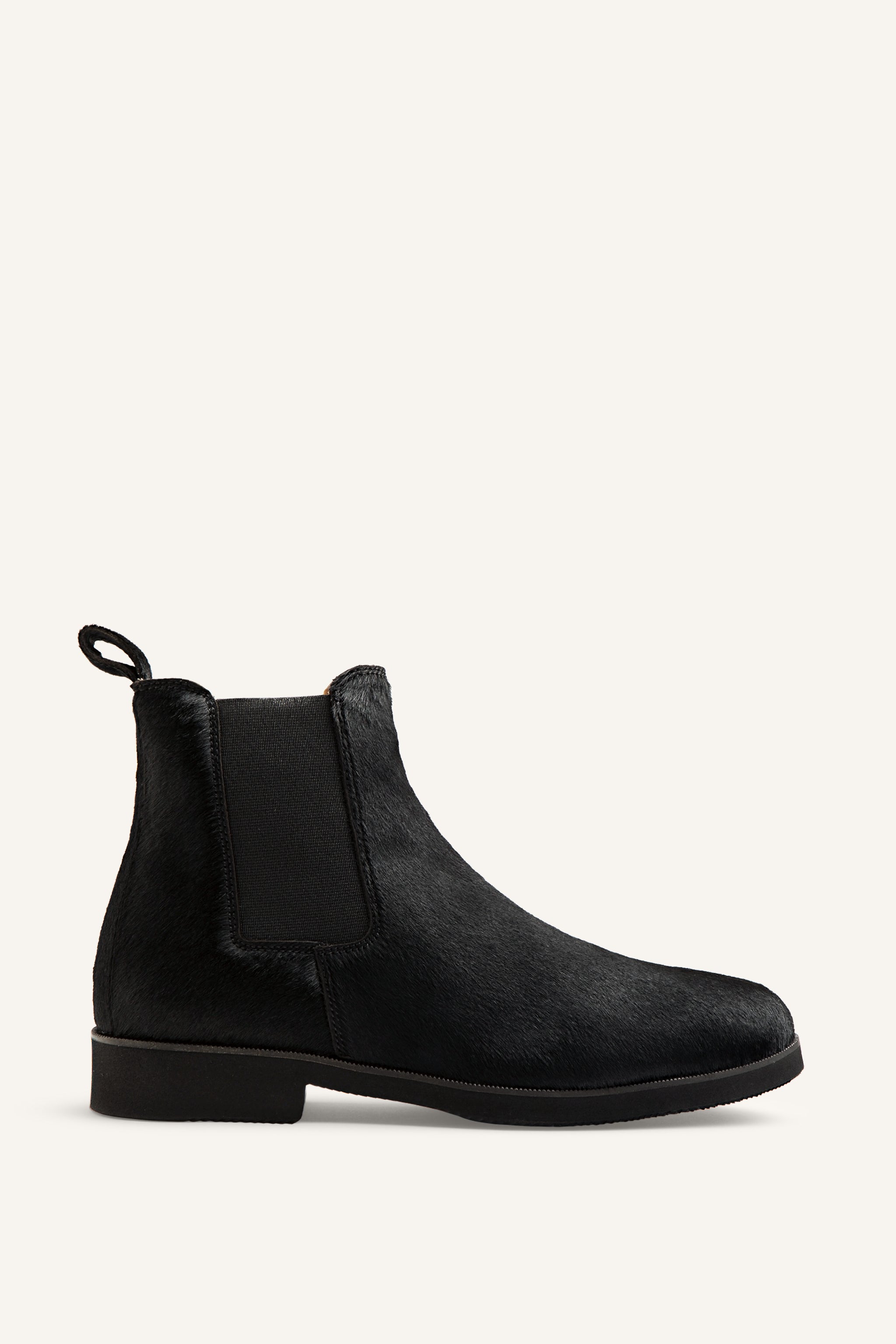 Women's Redford Chelsea Boots In Black Pony Hair